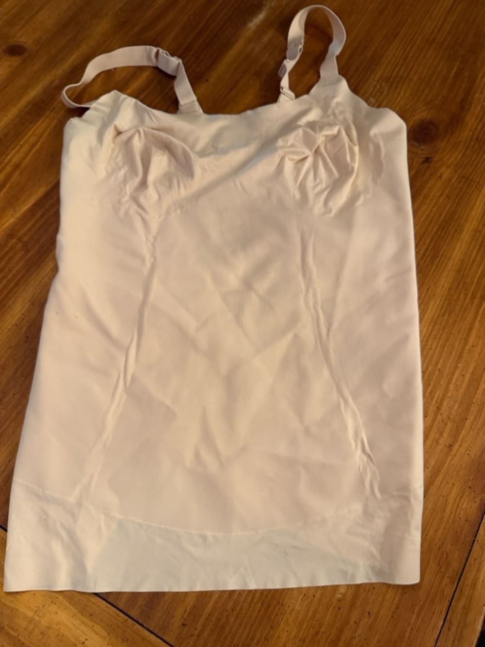 Maidenform Light Cream Shelf Camisole with Adjustable Straps